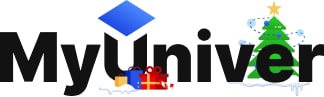 Myuniver new year logo