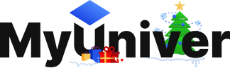 Myuniver new year logo