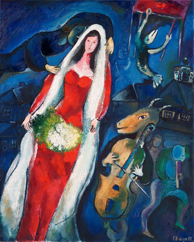 Marc Chagall, La Mariée